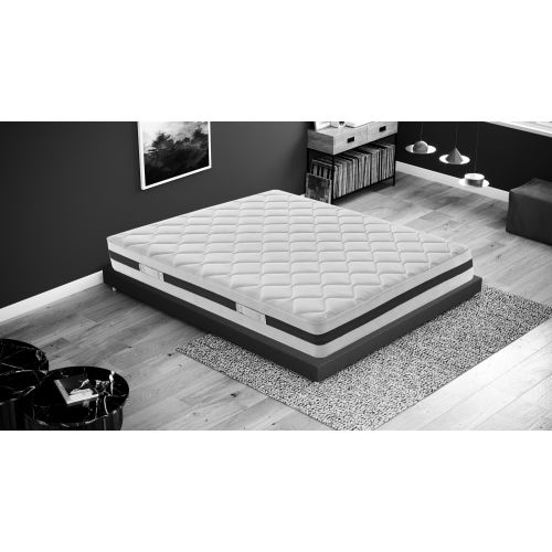 Matelas à 900 ressorts ensachés et mousse mémoire I Love Sleep à 9 zones de confort 160x200cm - 22cm de hauteur pas cher Secondaire 3 L