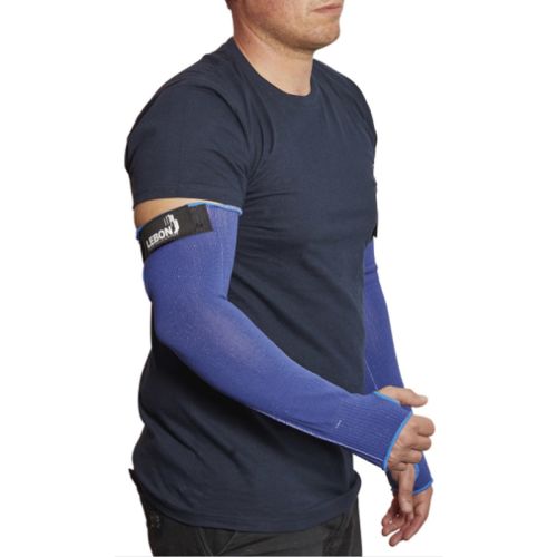 Manchette de protection coupure FITSLEEVE/45H bleu L 45cm - LEBON - 7520 FITSLEEVE 45H pas cher