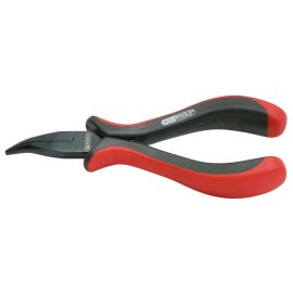 Pince électronique KS Tools à bec demi-rond coudé à 45° L 130 mm - 500.7022 photo du produit Principale M