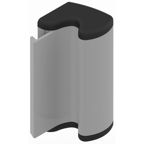 Fermeture semi automatique SORGHO 80mm laqu&eacute; gris aluminium RAL9006 - LA CROISEE DS - DS6126-007 pas cher