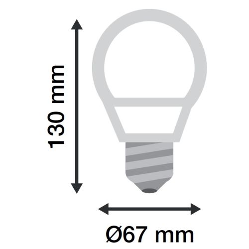 Ampoule LED E27 bulb G45 avec batterie 3 h 7 W 520 lm 6000 K MIIDEX 7495 photo du produit Secondaire 1 L