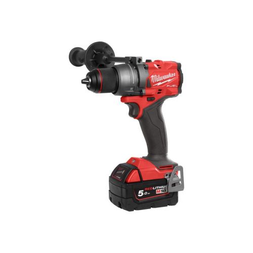 Perceuse-visseuse M18 FUEL™ 18V FDD3-502X + 2 batteries 5Ah + chargeur + HD BOX - MILWAUKEE TOOL - 4933479863 pas cher