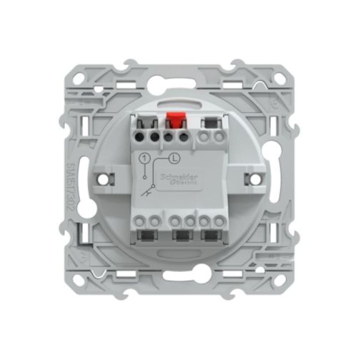 Mécanisme bouton poussoir OVALIS 10 A blanc SCHNEIDER S320206 photo du produit Secondaire 3 L