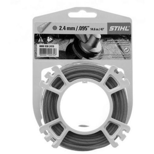 Fil de coupe rond et silencieux orange D 2,4mm x L 14,6m - STIHL - 0000-930-2419 pas cher Secondaire 1 L