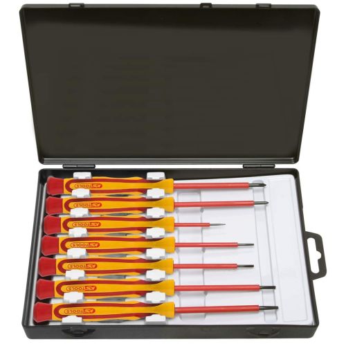 Jeu de 7 tournevis électroniques isolés KS TOOLS 500.6165 photo du produit Principale L