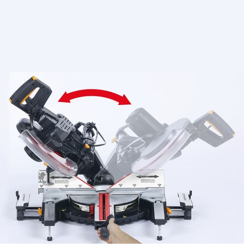Scie onglet radiale 1600 W double inclinaison PEUGEOT OUTILLAGE 132055 photo du produit Secondaire 5 L