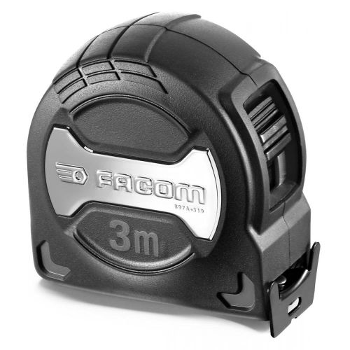 Mesure premium &agrave; ruban mylar 3mx19mm - FACOM - 897A.319PB pas cher Secondaire 1 L