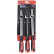 Set de 3 limes emmanchées demi-douces longueur 200 mm HANGER 110390 photo du produit Secondaire 1 S