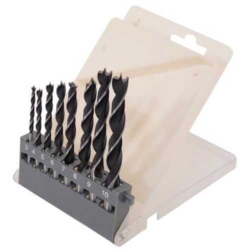 Coffret de 8 forets bois diamètre 3 - 10 mm ONE 117015 photo du produit