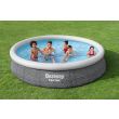 Piscine hors sol fast set ronde effet rotin 366 x 76 cm BESTWAY 57445 photo du produit Secondaire 5 S