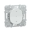 Interrupteur mécanisme OVALIS blanc 4 A zigbee pour volet roulant SCHNEIDER S320567W photo du produit