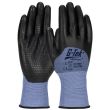 Gants de travail G-Tek tricotés avec enduction Neofoam et picots bleu acier T10 - PIP - 34-648B-10 pas cher