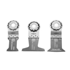 Set de lames de scie STARLOCK Fein E-Cut spécial bois 3 pièces 35 à 65 mm - 35222967080 pas cher Principale M