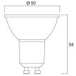 Lampe REFLED ES50 IRC 80 GU10 36° 4,2 W 345 lm SYLVANIA 0029165 photo du produit Secondaire 3 S
