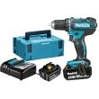 Perceuse visseuse 18 V + 2 batteries 4 Ah + chargeur + coffret MAKPAC MAKITA DDF482RMJ photo du produit