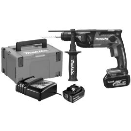 Perforateur SDS Plus 18V Makita DHR165RMJ + 2 batteries 4 Ah + chargeur + coffret Makpac 3 pas cher Principale M