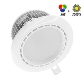 Spot LED SIRIUS VINTAGE fixe Miidex Lighting 4 zones 13 W RGB + 3000 K avec alimentation électronique - 7648 photo du produit Principale M