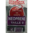 Paire de gants néoprène noir T9 GECOSAC 2801 photo du produit