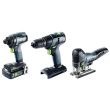 Kit combo montage 18V (TID 18/TXS + 18/PSC + 420/TB 137) + 2 batteries + chargeur + Systainer3 - FESTOOL - 578026 pas cher Secondaire 1 S