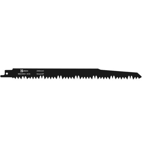 Pack de 2 lames de scie sabre MB24005 pour bois 240mm - HANGER - 150313 pas cher