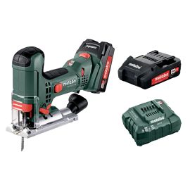 Scie sauteuse 18V Metabo STA 18 LTX 100 + 2 batteries 2 Ah + chargeur + coffret - 601002510 photo du produit Principale M