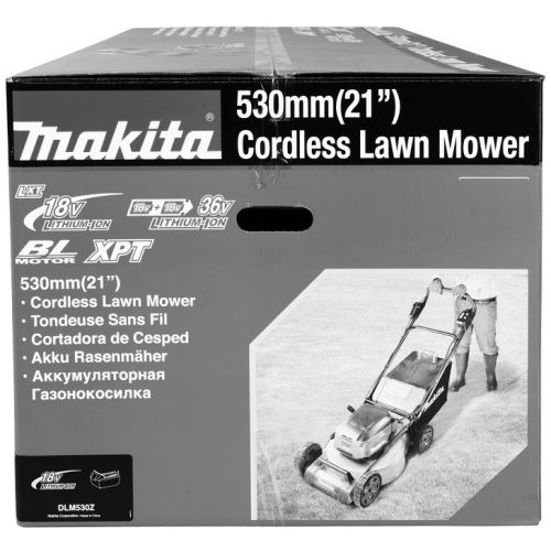 Tondeuse à gazon 2x18V LXT 53cm (sans batterie ni chargeur) - MAKITA - DLM530Z pas cher Secondaire 8 L