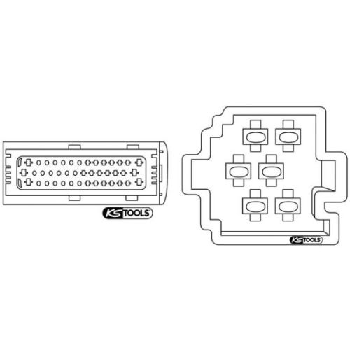 Jeu de 3 extracteurs de cosses universel 54 g KS TOOLS 154.0015 photo du produit Secondaire 4 L