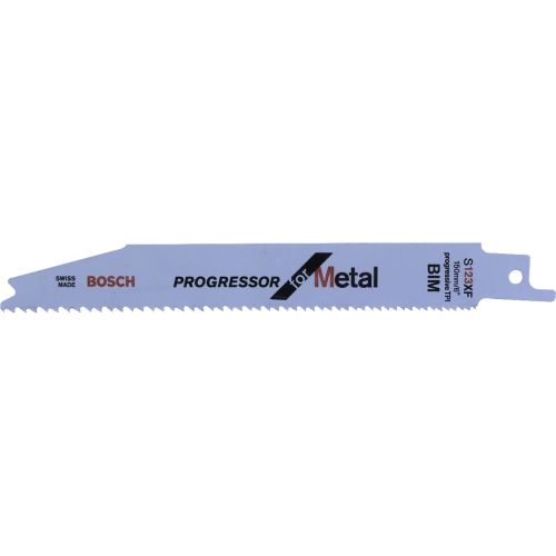 5 lames de scie sabre S 123 XF Progressor for Metal BOSCH 2608654402 photo du produit