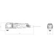 Set découpeur ponceur 400W MT 400 Quick avec accessoires METABO 601406500 photo du produit Secondaire 1 S