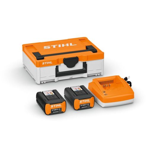 Set POWER BOX 3 - 2 batteries AP 500 S + 1 chargeur AL 500 + malette STIHL  EA01-200-0001 - STIHL - EA01-200-0001