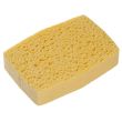 Sachet de 10 éponges N°4 AZELLA 86 145x101x27 jaune - 393816 pas cher