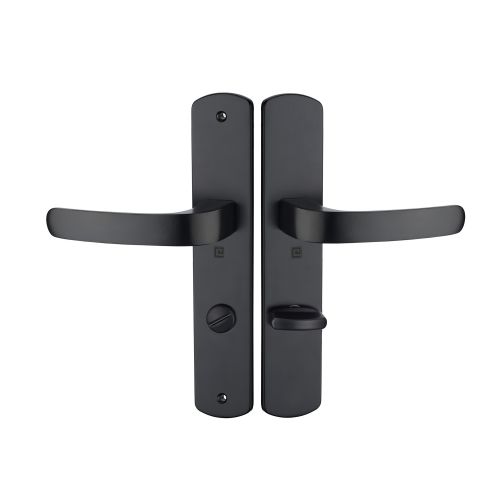 Ensemble sur plaque ELFE entraxe 195mm condamnation noir mat - HERACLES - B-ELFE-08 pas cher