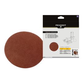 Jeu de 6 abrasifs Velcro Peugeot Outillage D200 mm grain 120 - 806313 photo du produit Principale M