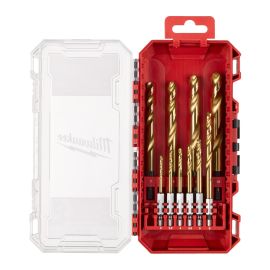 Set de 10 forets métaux Milwaukee HSS-G Red Hex Shockwave Impact Duty 3 à 10 mm - 4932493865 photo du produit Principale M