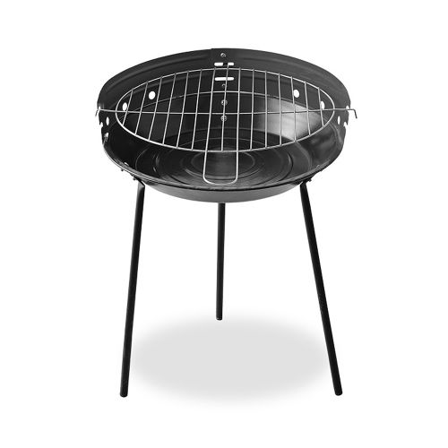 Barbecue charbon 3 pieds noir diamètre 33cm - 73832 pas cher Principale L