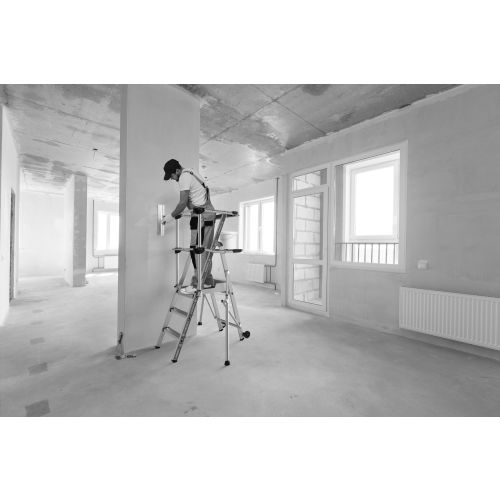 Plateforme RAPTOR 3 marches garde-corps lisses - TUBESCA-COMABI - 02274153 pas cher Secondaire 14 L