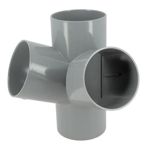 Culotte double d&rsquo;&eacute;querre &agrave; 67&deg;30 femelle-femelle - NICOLL - AT166 pas cher Secondaire 2 L