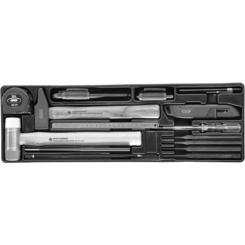 Lot de 12 compositions de 113 outils avec caisse de maintenance - SAM OUTILLAGE - CP-113BOXJ12 pas cher Secondaire 2 L