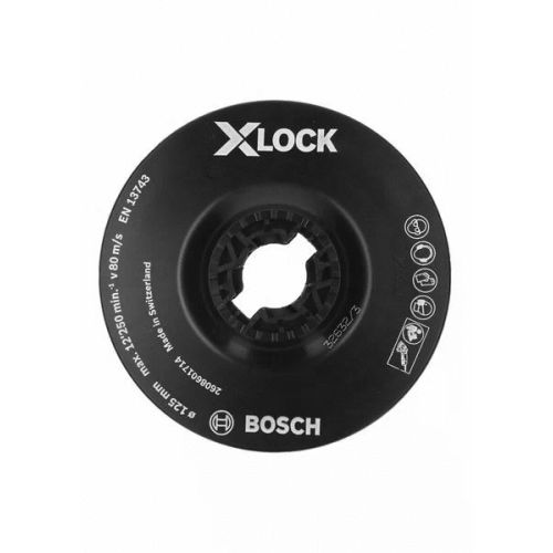 Plateau de ponçage X-LOCK  D125mm - BOSCH - 2608601714 pas cher