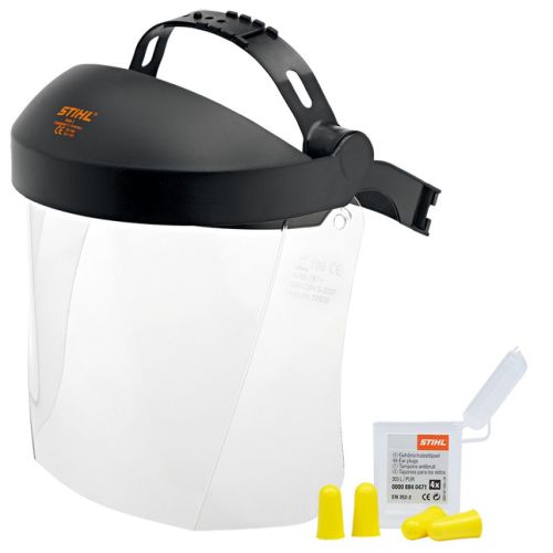 Visi&egrave;re int&eacute;grale courte Function GSS PC avec &eacute;cran en plastique STIHL 0000-884-0255 photo du produit