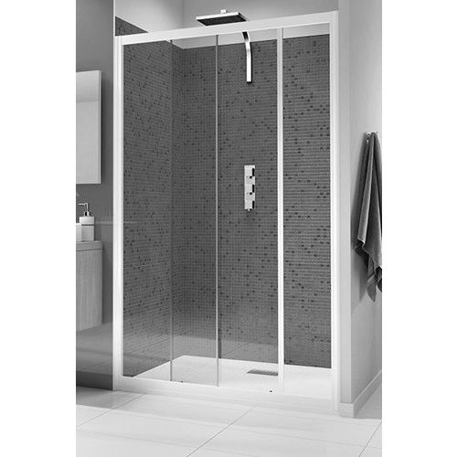 Porte de douche coulissante SUPRA II C 120cm chromé - KINEDO - PA5605CTN pas cher