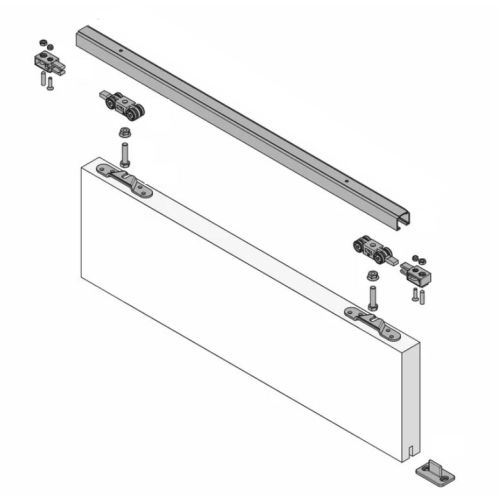 Kit accessoire avec rail 200cm PT 910A1200 - KOBLENZ - 0400 80 200 pas cher