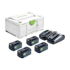 Set énergie 18V Festool SYS 4 x 5,2 / TCL 6 DUO + coffret SYSTAINER 3 - 577136 photo du produit Principale M