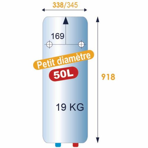 327106 - Atlantic - Chauffe eau électrique accumulation blindé