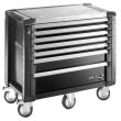 Servante JET+ 7 tiroirs - 5 modules par tiroir Noir - FACOM - JET.7GM5PF pas cher