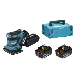 Ponceuse vibrante LXT 18V Makita DBO480RTJ 112 x 102 mm + 2 batteries 5 Ah + chargeur rapide en coffret Makpac photo du produit Principale M