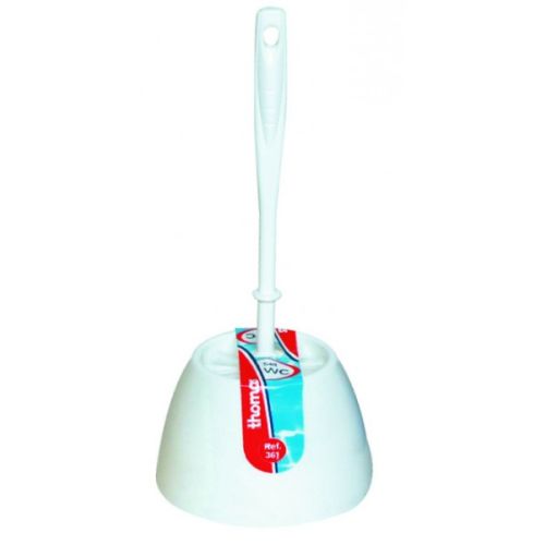 Ensemble sanitaire blanc brosse boule et pot BROSSERIE THOMAS 361B photo du produit Principale L