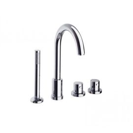 Ensemble bain-douche thermostatique sur gorge AROLA Ramon Soler 263303TM chromé poignées en laiton blocage température 38 °C - 26C301649 pas cher Principale M