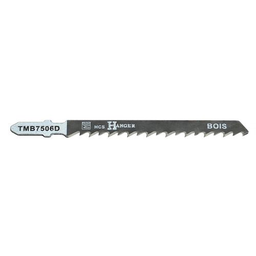 Pack de 5 lames de scie sauteuse TMB7506D pour bois 75 mm HANGER 150223 photo du produit