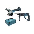 Pack 2 outils 18 V DHR202+DGA504 (sans batterie ni chargeur) en coffret MAKPAC MAKITA LOT0151ZJ photo du produit